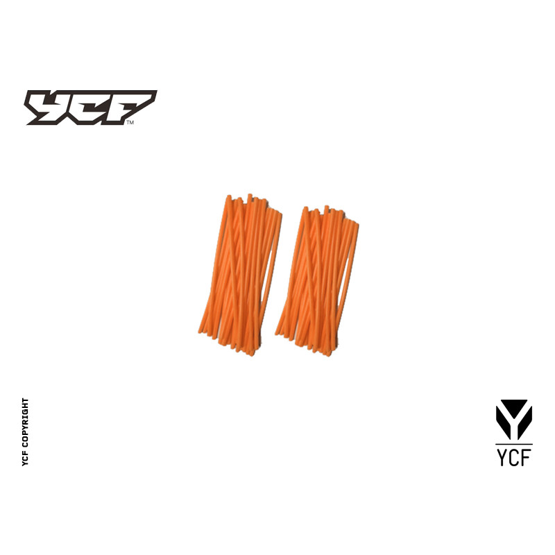 Kit cover raggi ruota. Colore ARANCIONE