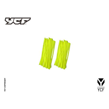 Kit cover raggi ruota. Colore GIALLO