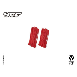 Kit cover raggi ruota. Colore ROSSO