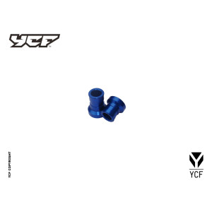 Kit distanziale ruota CNC posteriore – BLU (L:F15F22F30×38 R:F15F22F30×29)