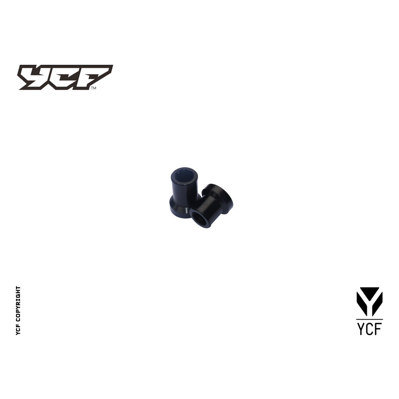 Kit distanziali ruota CNC ANTERIORE - NERO(L:F15F22F25×33 R:F15F22F25×23)