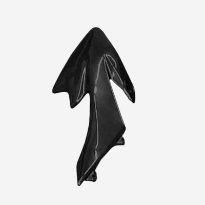 Convogliatore sinistro plastiche CRF 50 nero