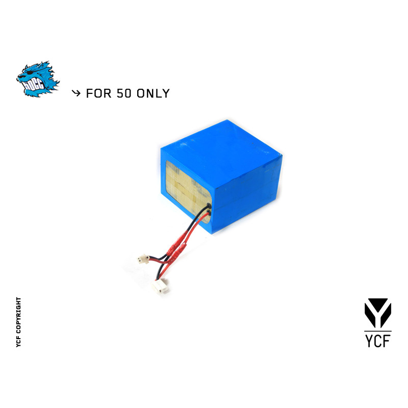 Batteria al Litio 10A 48V 166×150×105mm per YCF50E | Ricambio motore