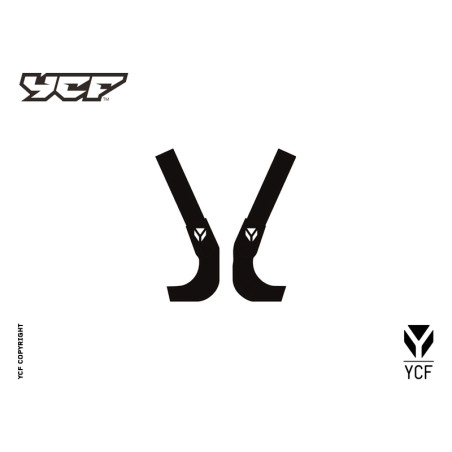 Kit grafiche per telaio PILOT - NERO