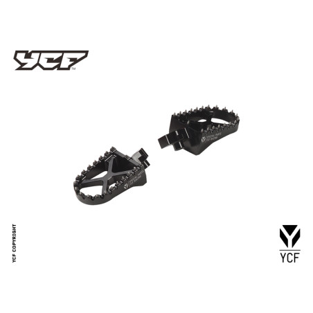 Kit pedane in alluminio - NERO