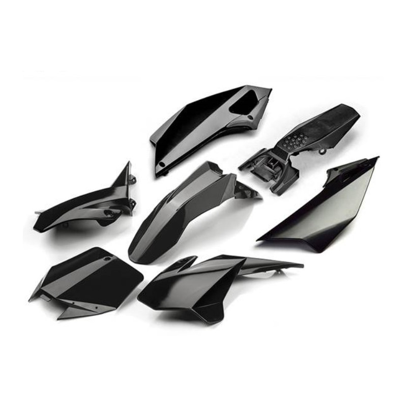 Kit PLASTICHE PIT BIKE complete YCF 2017 NERO (con codino tipo lungo)