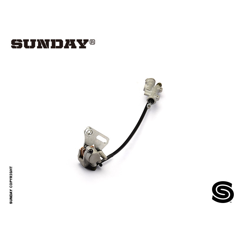 Impianto frenante Flat completo posteriore diam 10 L-505mm 1 piston...