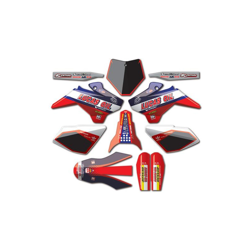 Leva cambio in alluminio con riporto per assi corti MAGNESIO