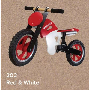 KIDDIMOTO SCRAMBLER - RED / WHITE
