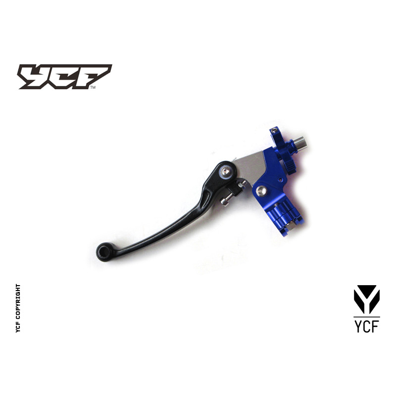 Leva frizione 2016 in cnc con bracciale in cnc BLU