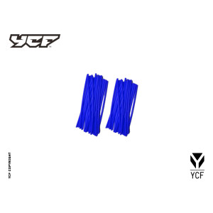 Kit cover raggi ruota. Colore BLU | ruote e cerchi per minibike e p...