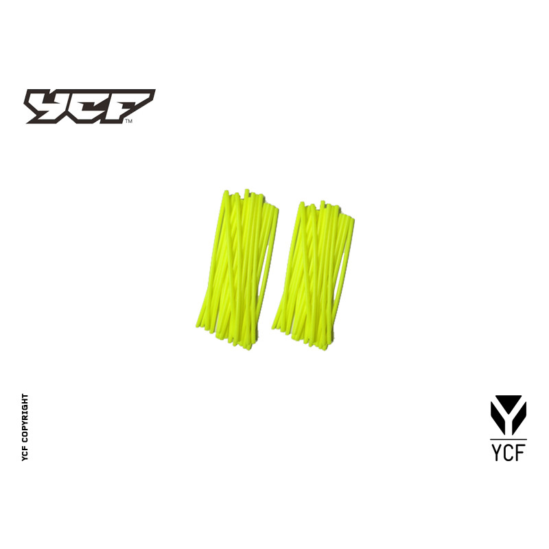 Kit cover raggi ruota. Colore GIALLO | ruote e cerchi per minibike...