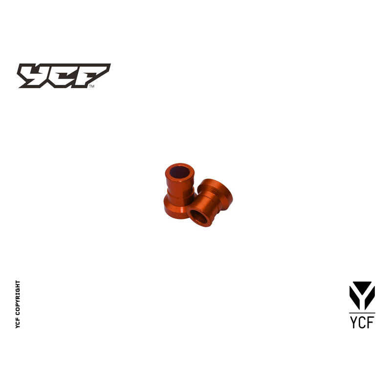 Kit distanziale ruota CNC posteriore – ARANCIONE (L:F15F22F30×38 R:...