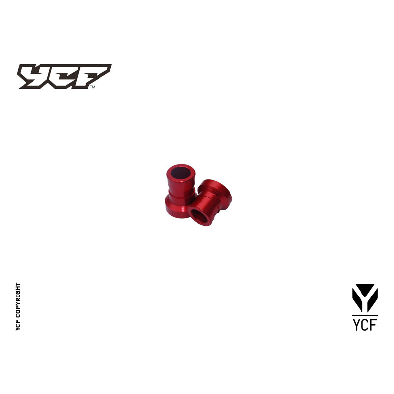 Kit distanziale ruota CNC posteriore – ROSSO (L:F15F22F30×38 R:F15F...