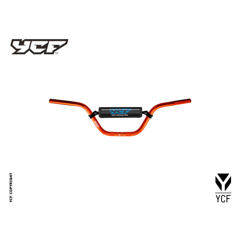 Manubrio alto in alluminio (spugna inclusa) ARANCIONE