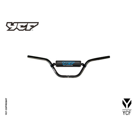 manubrio alto in alluminio (spugna inclusa) NERO