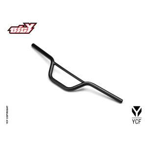 Manubrio Bigy chromolly basso con traversino NERO