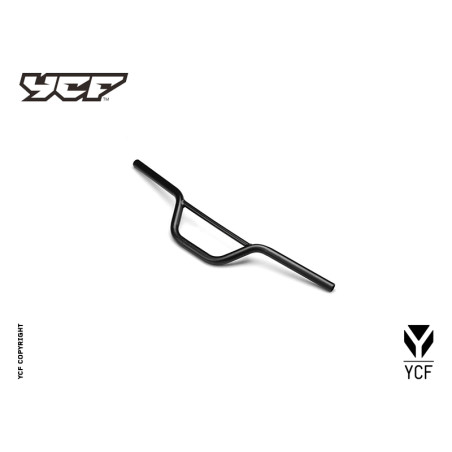 Manubrio BIGY chromolly basso con traversino NERO 2020