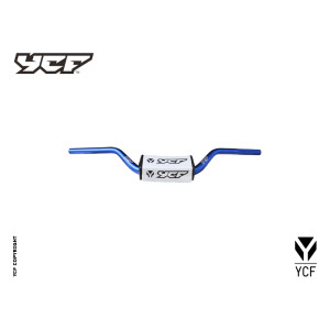 Manubrio in alluminio senza traversino (spugna inclusa) BLU