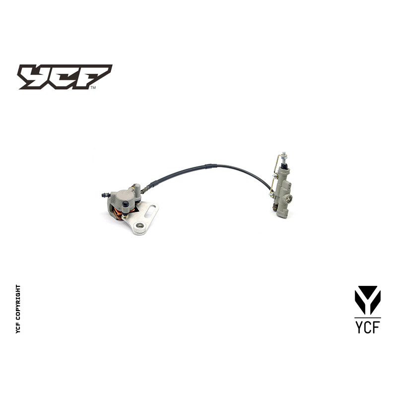 Kit freno posteriore completo singolo pistoncino L- 515BIGY125Mx172...