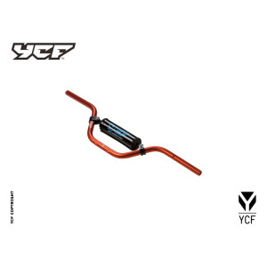 Manubrio taglia media alluminio (spugna inclusa) - ARANCIONE L-740mm