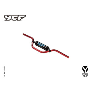 Manubrio taglia media alluminio (spugna inclusa) - ROSSO L-740mm