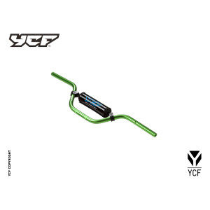 Manubrio taglia media alluminio (spugna inclusa) - VERDE L-740mm