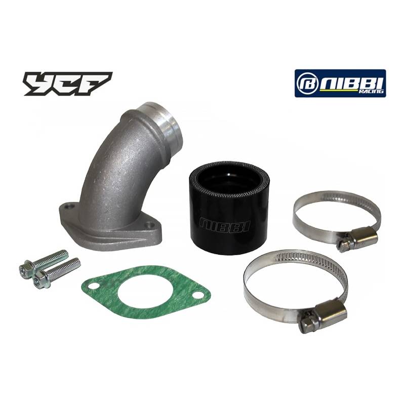 Kit Collettore in gomma e in acciaio per Carburatore NIBBI Racing 34mm