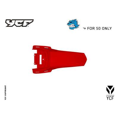 YCF50A parafango posteriore ROSSO