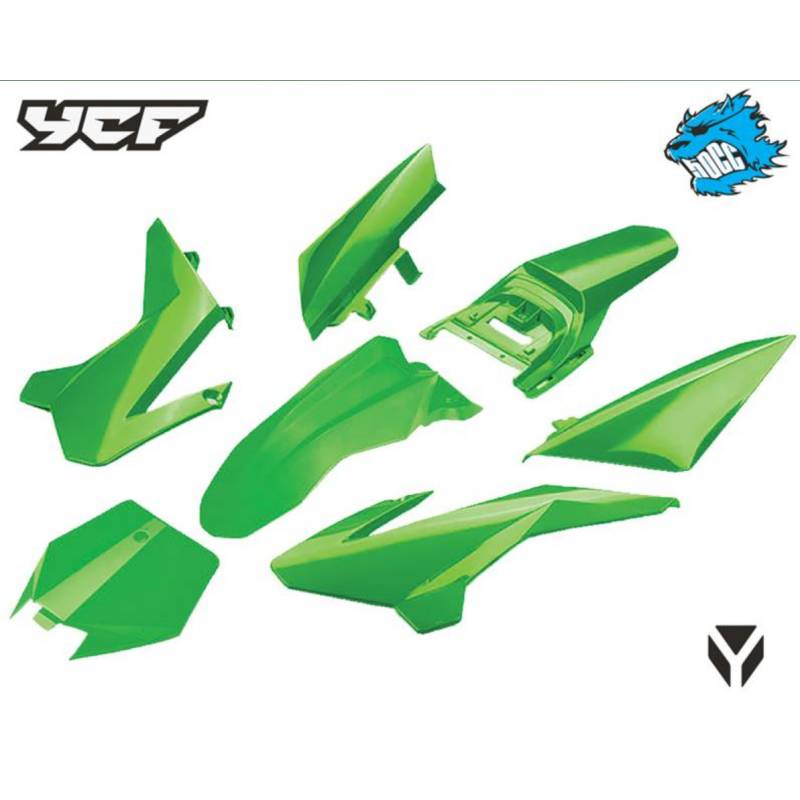 Kit PLASTICHE PIT BIKE complete YCF50 VERDE 2020