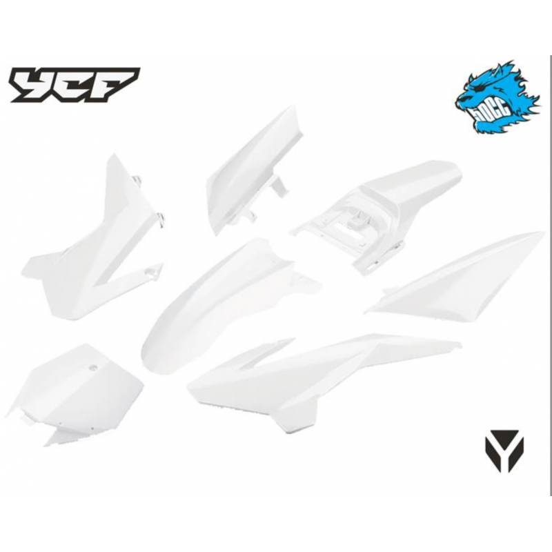 Kit PLASTICHE PIT BIKE complete YCF50 BIANCO 2020