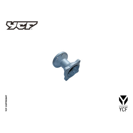 Mozzo anteriore di fusione con parapolvere