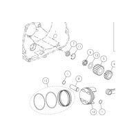 ALBERO MOTORE E PISTONE