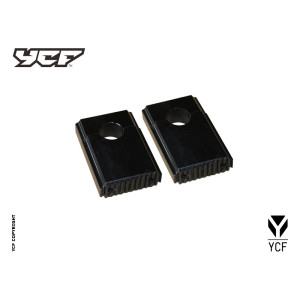 Supporti manubrio regolabili per manubrio senza traversino altezza 80mm