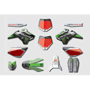 YCF50A parafango posteriore ROSSO