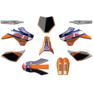 YCF50A Portanumero sinistro ROSSO