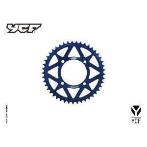 Corona in alluminio CNC 47 denti BLU 2014