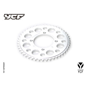 Corona in alluminio CNC 47 denti SILVER 2014