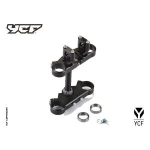 Tripla piastra completa 48/45, riser regolabili NERO - 2020