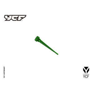 Asticella olio alluminio - VERDE