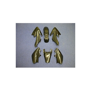 Kit completo PLASTICHE PIT BIKE CRF50. Colore nero...