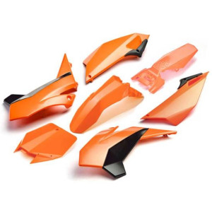 Kit PLASTICHE PIT BIKE complete YCF 2017 ARANCIONE (con convogliatori tipo lungo per modelli dal 2017)