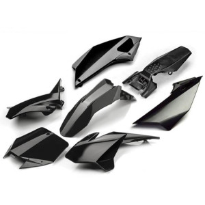 Kit PLASTICHE PIT BIKE complete YCF 2017 NERO (con codino tipo lungo)